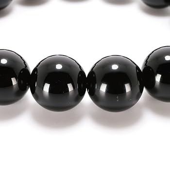 モリオン(黒水晶)AAA モリオン（黒水晶） スフィア・ラウンド15mm 1個｜天然石ビーズ